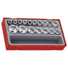 Teng 17pc 1/2in Dr. 6Pnt Skt Set 10-32mm - TC-Tray Teng 17pc 1/2in Dr. 6Pnt Skt Set 10-32mm - TC-Tray