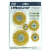 ITM 5 Piece Crimp Wire Wheel Brush Kit ITM 5 Piece Crimp Wire Wheel Brush Kit