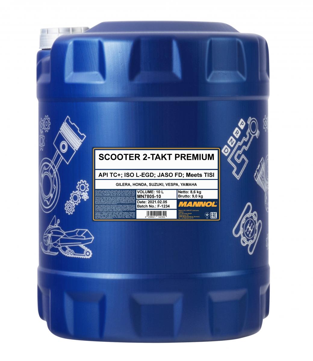 MANNOL 7805 10L Scooter 2-Takt Premium