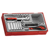 Teng 35pc 1/4in Dr. Skt & Acc Set 4-13mm - TC-Tray Teng 35pc 1/4in Dr. Skt & Acc Set 4-13mm - TC-Tray