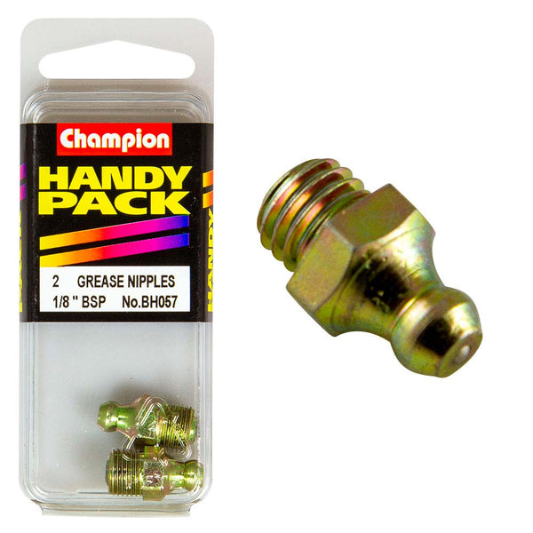 Champion 1/8 BSP Straight Grease Nipples