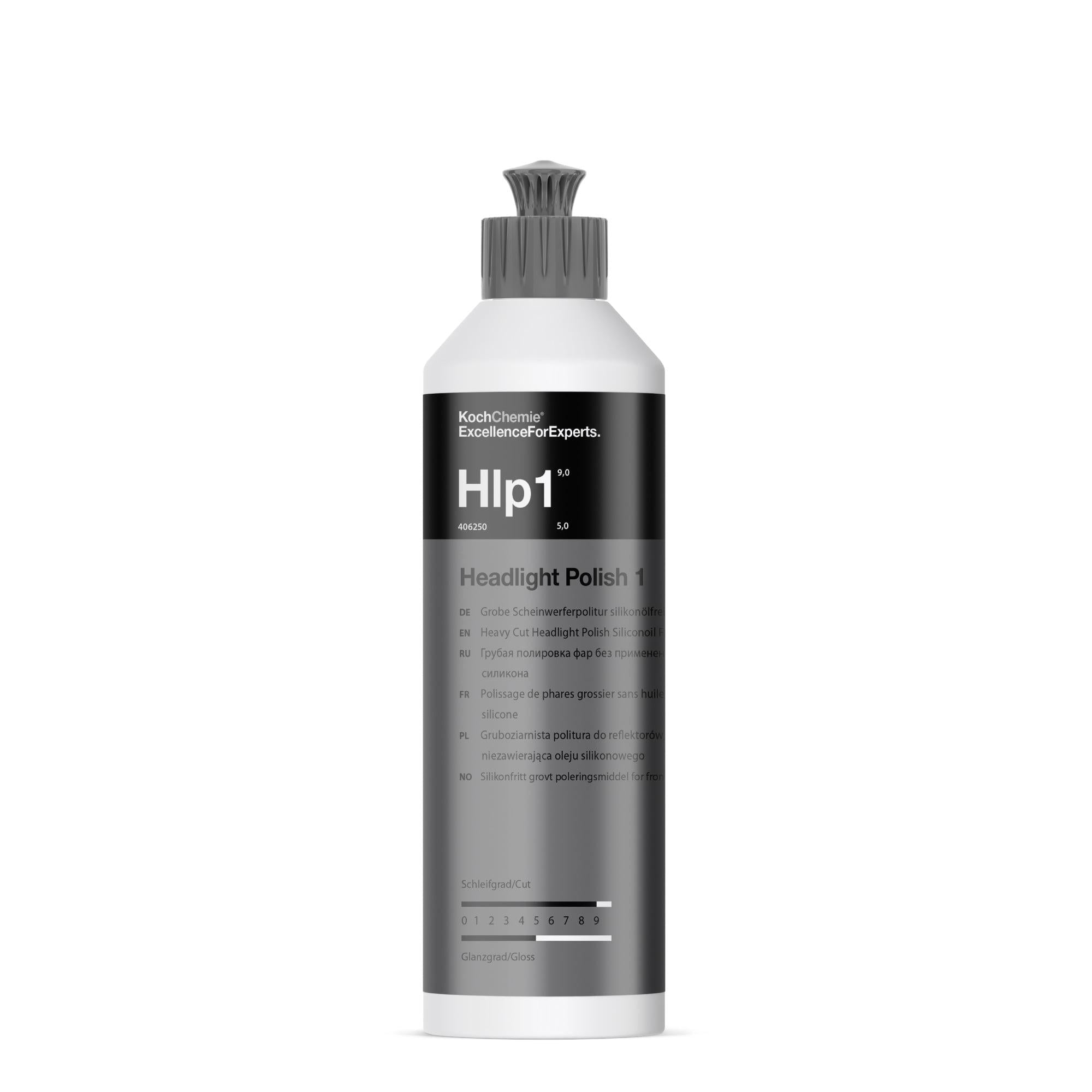 Koch-Chemie Headlight Polish 1 Hlp1 & Silicone-Free Heavy Cut Acrylic Polish 250ml