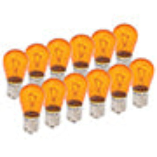 NARVA BAYONET BAU15S PREMIUM AMBER GLOBE 24V 21W