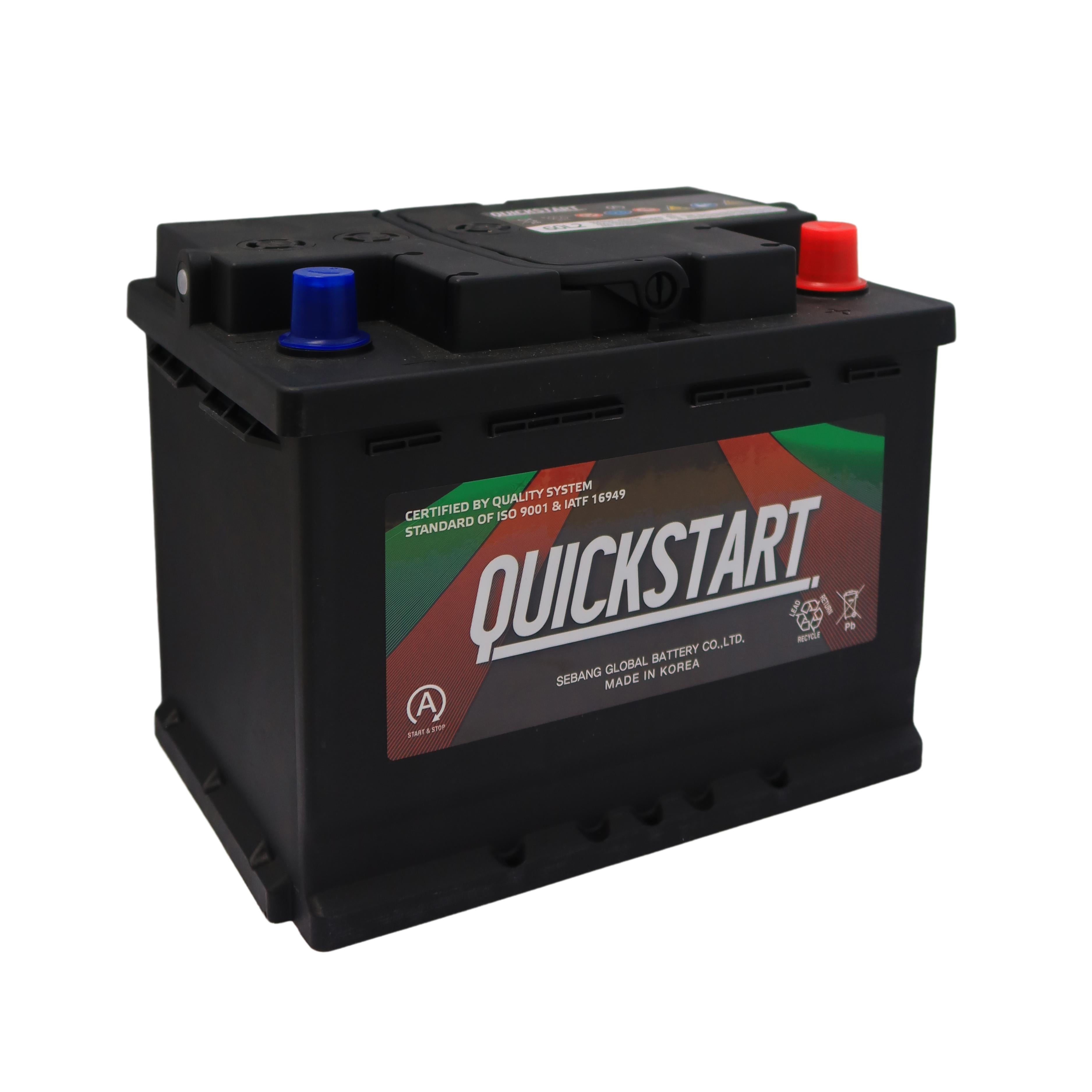 QUICKSTART-AGM-L2 DIN53 DIN55 AGM 640CCA 242*175*190 BATTERY