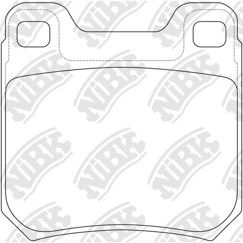 NIBK PN0024 Rear Pads For Chevrolet Holden Opel Saab
