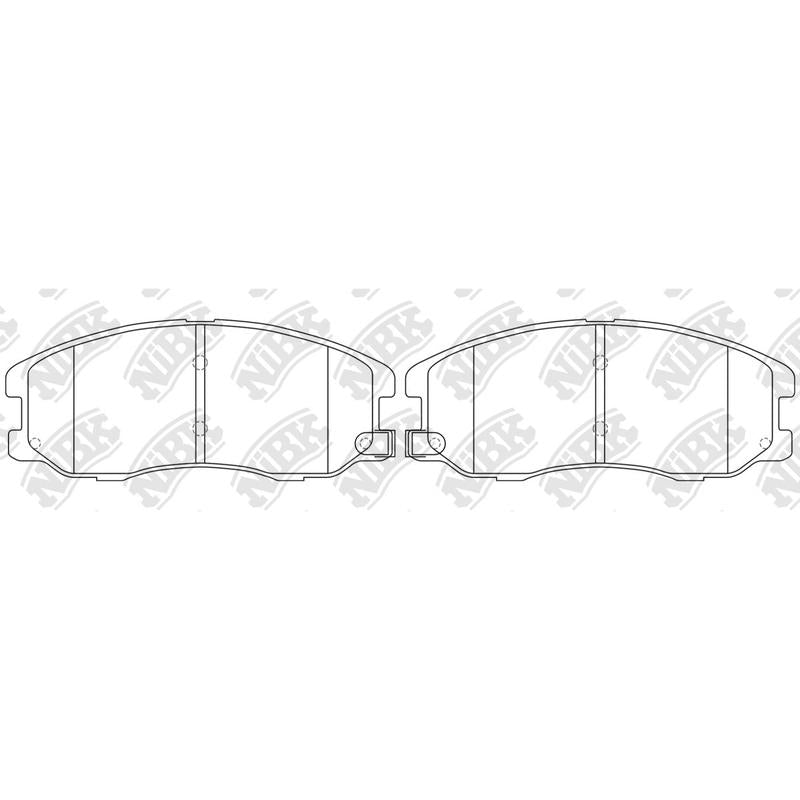 NIBK PN0068 Front Pads For Chevrolet Holden Opel Suzuki