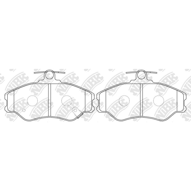 NIBK PN0112 Front Pads For Hyundai