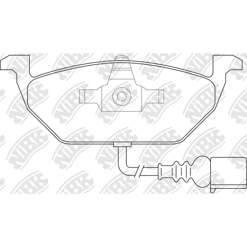 NIBK PN0148W Front Pads For Audi Seat Skoda Volkswagen