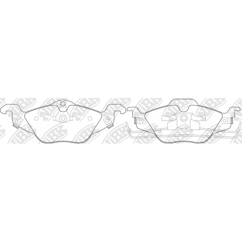 NIBK PN0189 Front Pads For Holden Opel