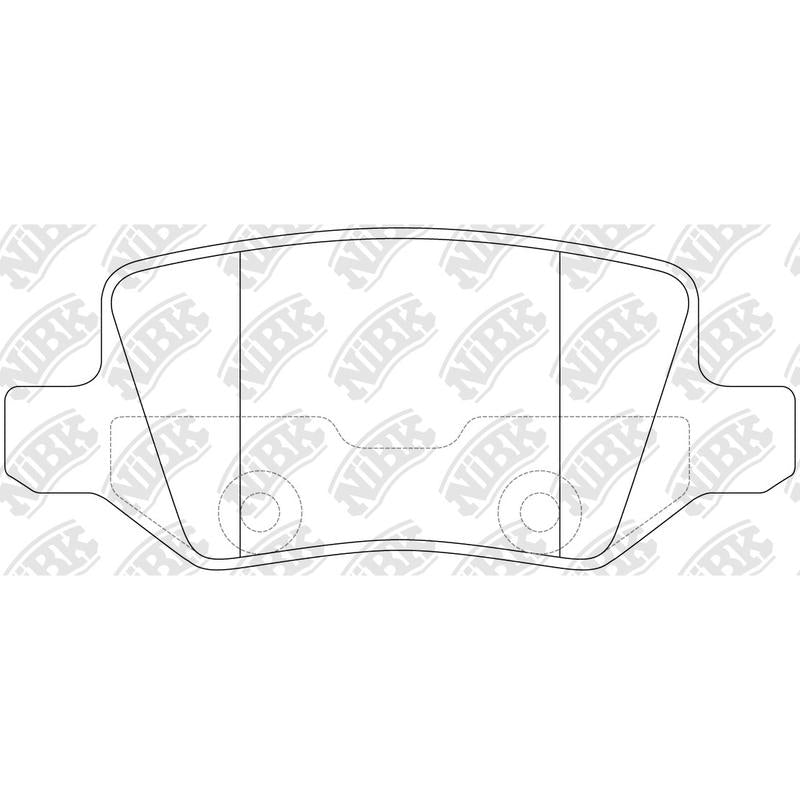 NIBK PN0214 Front Pads For Mercedes-Benz