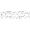 NIBK PN0222W Front Pads For BMW NIBK PN0222W Front Pads For BMW