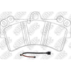 NIBK PN0346W Front Pads For Audi Porsche Volkswagen NIBK PN0346W Front Pads For Audi Porsche Volkswagen