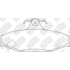 NIBK PN0420 Rear Pads For Daewoo Ford Holden Ssangyong NIBK PN0420 Rear Pads For Daewoo Ford Holden Ssangyong