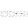 NIBK PN0444W Front Pads For BYD Ford Volkswagen NIBK PN0444W Front Pads For BYD Ford Volkswagen