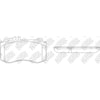 NIBK PN0491 Front Pads For Mercedes-Benz NIBK PN0491 Front Pads For Mercedes-Benz