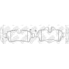 NIBK PN0509 Rear Pads For Mini NIBK PN0509 Rear Pads For Mini