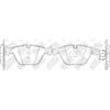 NIBK PN0512 Front Pads For BMW NIBK PN0512 Front Pads For BMW