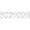 NIBK PN0545 Front Pads For BMW NIBK PN0545 Front Pads For BMW