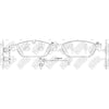 NIBK PN0556W Front Pads For Audi Mercedes-Benz NIBK PN0556W Front Pads For Audi Mercedes-Benz