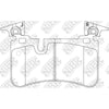 NIBK PN0557 Rear Pads For Mercedes-Bnez NIBK PN0557 Rear Pads For Mercedes-Bnez