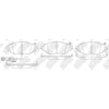 NIBK PN0559W Front Pads For Audi Skoda Volkswagen NIBK PN0559W Front Pads For Audi Skoda Volkswagen