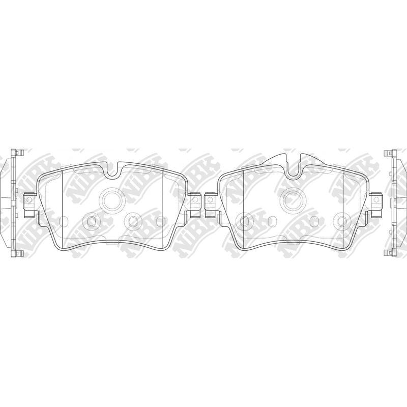 NIBK PN0573 Front Pads For BMW MINI
