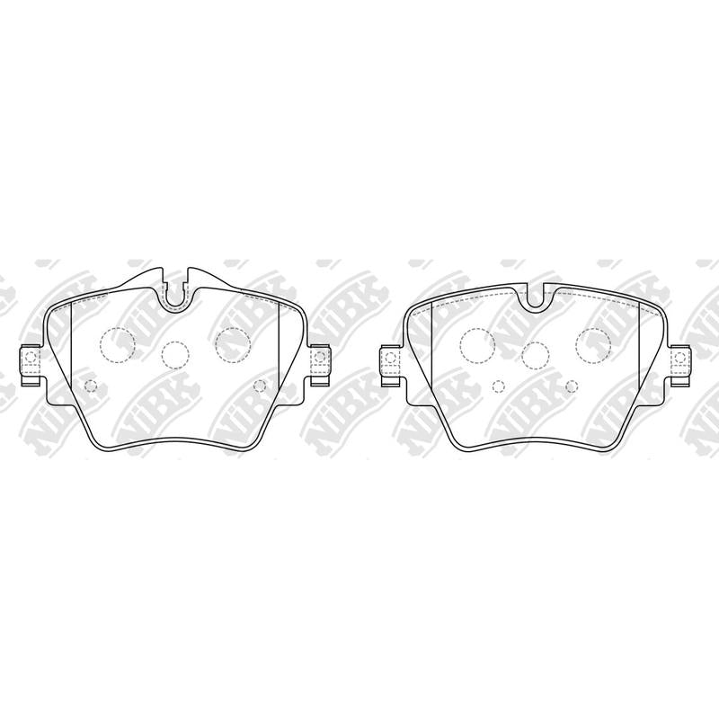 NIBK PN0577 Front Pads For BMW MINI