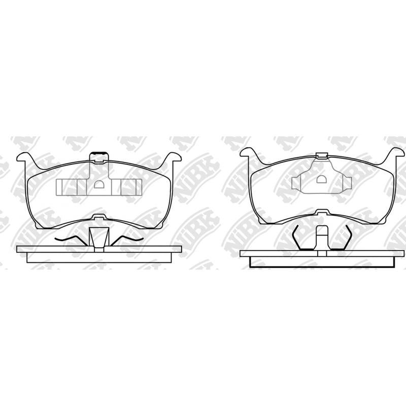 NIBK PN0615 Front Pads For Ford Fairmont