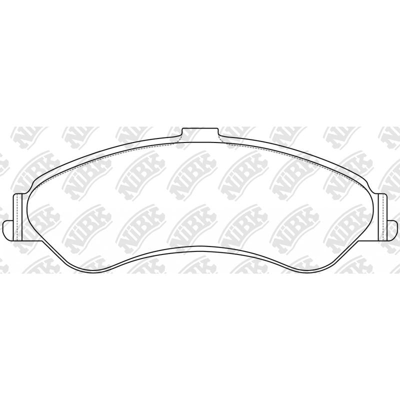 NIBK PN0616 Rear Pads For Ford Fairmont