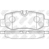 NIBK PN0654 Rear Pads For Mercedes-Benz NIBK PN0654 Rear Pads For Mercedes-Benz