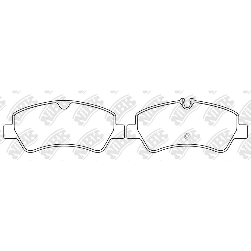 NIBK PN0660 Rear Pads For Ford Transit Tourneo