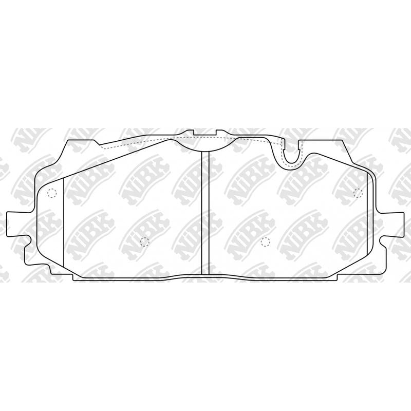 NIBK PN0687 Front Pads For Audi Volkswagen