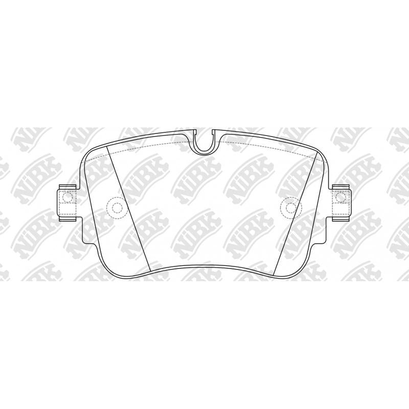 NIBK PN0688 Rear Pads For Audi Volkswagen