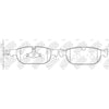 NIBK PN0696 Front Pads For Volvo NIBK PN0696 Front Pads For Volvo