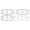 NIBK PN0704 Front Pads For Hyundai Kia NIBK PN0704 Front Pads For Hyundai Kia