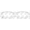 NIBK PN0799 Front Pads For Hyundai Kia NIBK PN0799 Front Pads For Hyundai Kia