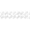 NIBK PN0824 Front Pads For Chevrolet Holden NIBK PN0824 Front Pads For Chevrolet Holden