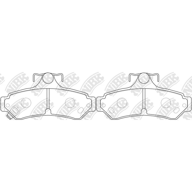 NIBK PN0829 Rear Pads For Toyota Camry