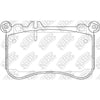 NIBK PN0857 Front Pads For Mercedes-Benz NIBK PN0857 Front Pads For Mercedes-Benz