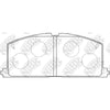 NIBK PN1077 Front Pads For Toyota NIBK PN1077 Front Pads For Toyota