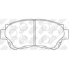 NIBK PN1228 Front Pads For Lexus Toyota NIBK PN1228 Front Pads For Lexus Toyota
