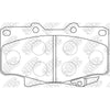 NIBK PN1242 Front Pads For Lexus Toyota NIBK PN1242 Front Pads For Lexus Toyota
