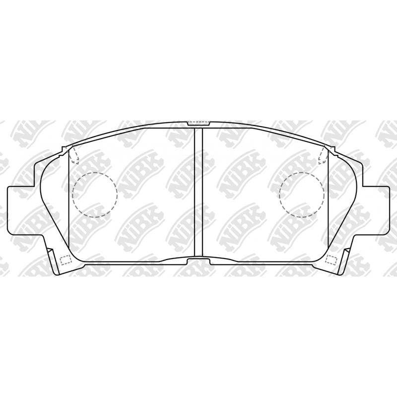 NIBK PN1362 Front Pads For Toyota