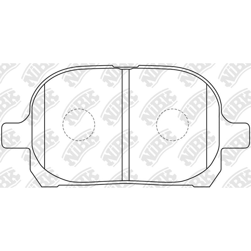 NIBK PN1401 Front Pads For Toyota Lexus Daihatsu