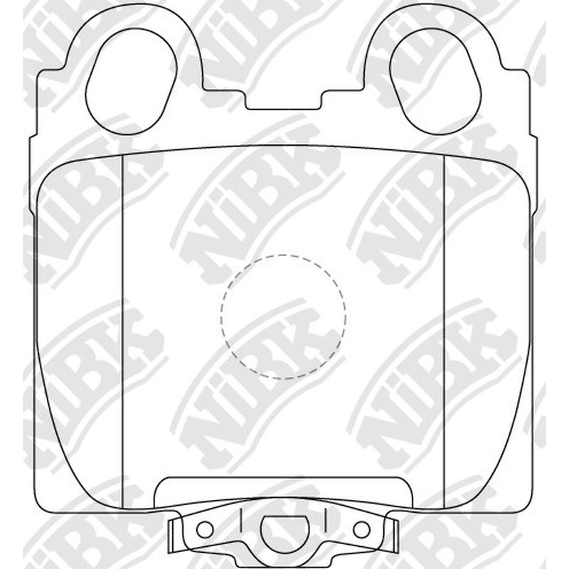 NIBK PN1421 Rear Pads For Lexus Toyota