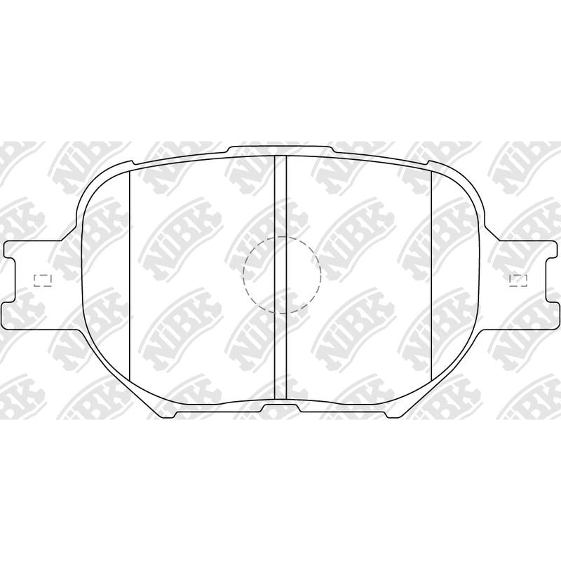 NIBK PN1430 Front Pads For Toyota