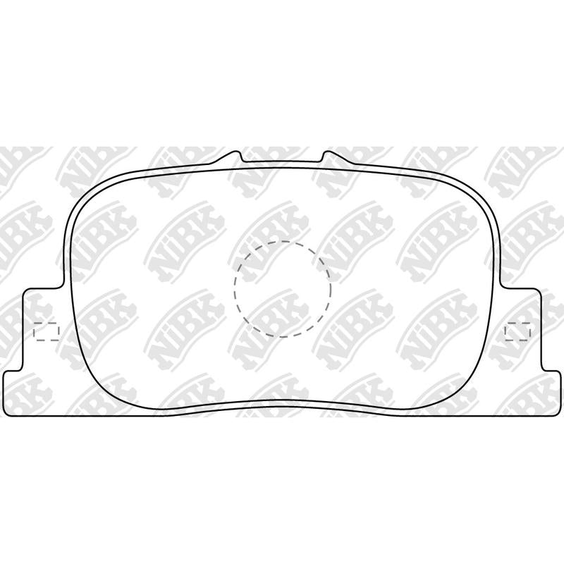 NIBK PN1431 Rear Pads For BYD Daihatsu Toyota Lifan