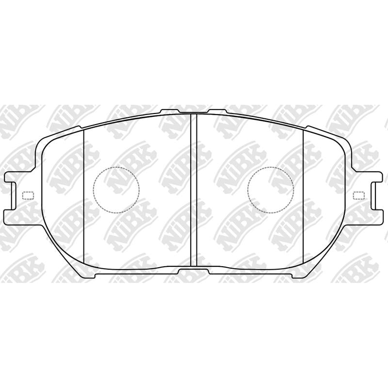NIBK PN1479 Front Pads For Lexus Toyota Daihatsu
