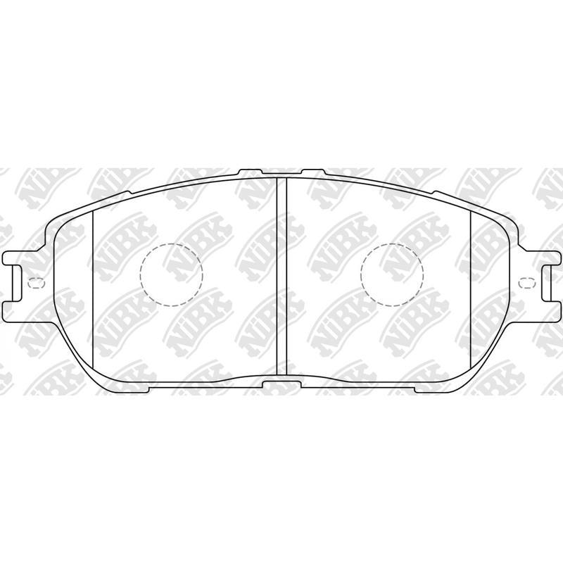 NIBK PN1480 Front Pads For Toyota Lexus
