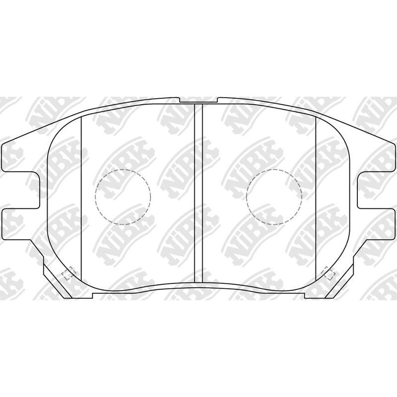 NIBK PN1481 Front Pads For Toyota Lexus